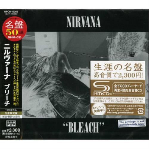 Nirvana (US) Bleach SHM CD Japanese NIRHMBL451607