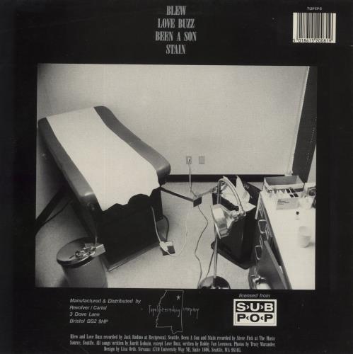 Nirvana (US) Blew - EX 12" vinyl single (12 inch record / Maxi-single) UK NIR12BL324023