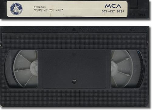 Nirvana (US) Come As You Are video (VHS or PAL or NTSC) UK NIRVICO393267