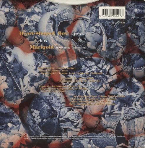 Nirvana (US) Heart Shaped Box 7" vinyl single (7 inch record / 45) UK NIR07HE32811