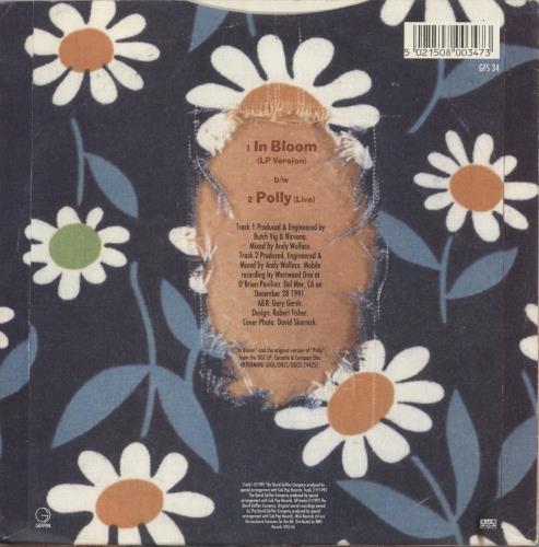 Nirvana (US) In Bloom 7" vinyl single (7 inch record / 45) UK NIR07IN32810