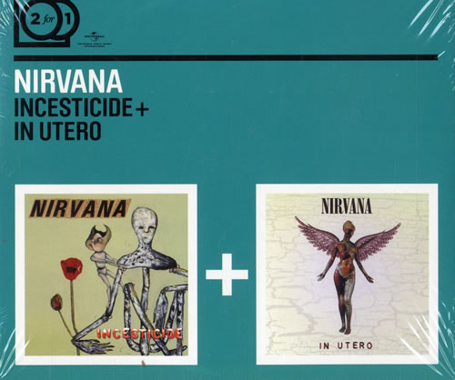 Nirvana (US) Incesticide / In Utero 2 CD album set (Double CD) French NIR2CIN482276