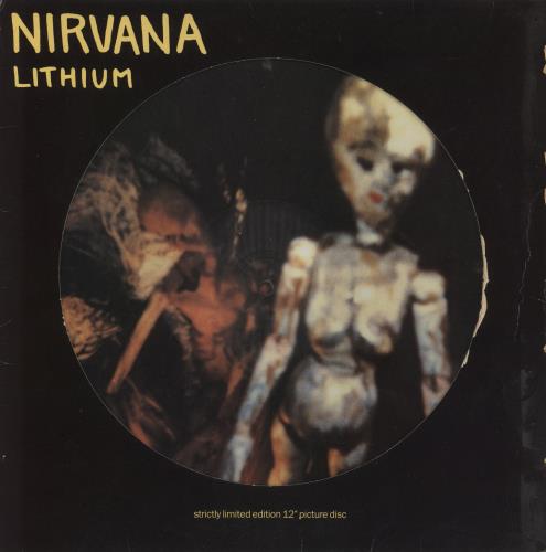 Nirvana (US) Lithium - VG 12" vinyl picture disc (12 inch picture record) UK NIR2PLI868956