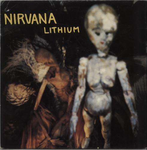 Nirvana (US) Lithium - WOS 7" vinyl single (7 inch record / 45) UK NIR07LI671947