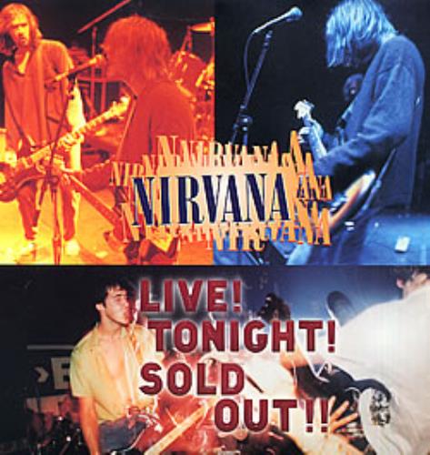 Nirvana (US) Live! Tonight! Sold Out!! laserdisc / lazerdisc US NIRLZLI277292
