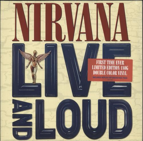 Nirvana (US) Live And Loud - 180gm Clear & Red / Blue Vinyl - Sealed 2-LP vinyl record set (Double LP Album) UK NIR2LLI730530