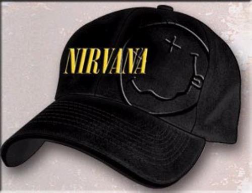 Nirvana (US) Logo Baseball Cap hat UK NIRHALO383767