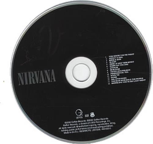 Nirvana (US) Nirvana - Autographed CD album (CDLP) UK NIRCDNI330303