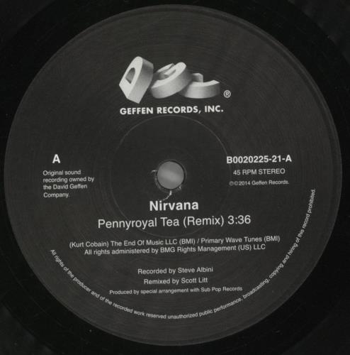 Nirvana (US) Pennyroyal Tea - RSD 7" vinyl single (7 inch record / 45) UK NIR07PE857233