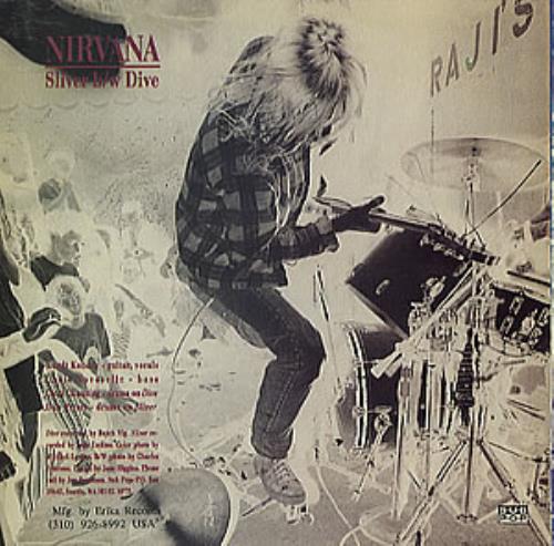 Nirvana (US) Sliver - Black Vinyl Yellow Label - Erika P/S 7" vinyl single (7 inch record / 45) US NIR07SL115569