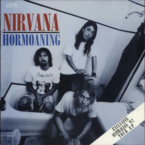 Nirvana (US) Hormoaning - Red & Blue Swirl Vinyl vinyl LP album (LP record) Australian NIRLPHO03743