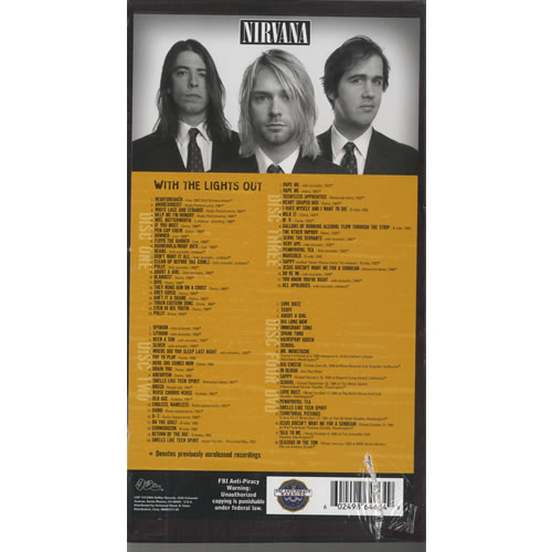 Nirvana (US) With The Lights Out US 3disc CD/DVD Set (463314)