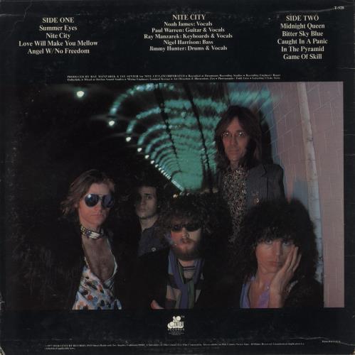 Nite City Nite City vinyl LP album (LP record) US NK-LPNI872862