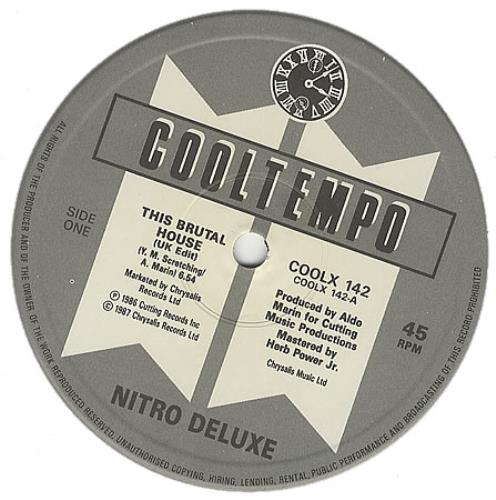 Nitro Deluxe This Brutal House 12" vinyl single (12 inch record / Maxi-single) UK NTX12TH393100