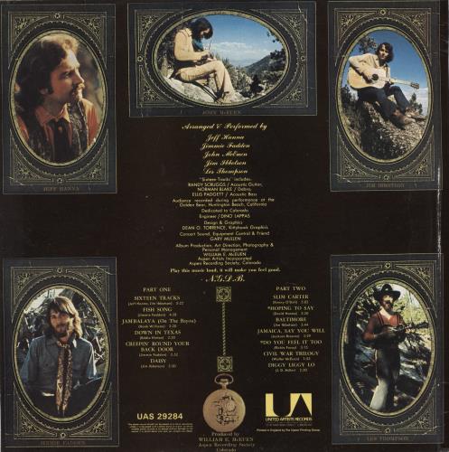 Nitty Gritty Dirt Band All The Good Times - F/L vinyl LP album (LP record) UK NGDLPAL775384