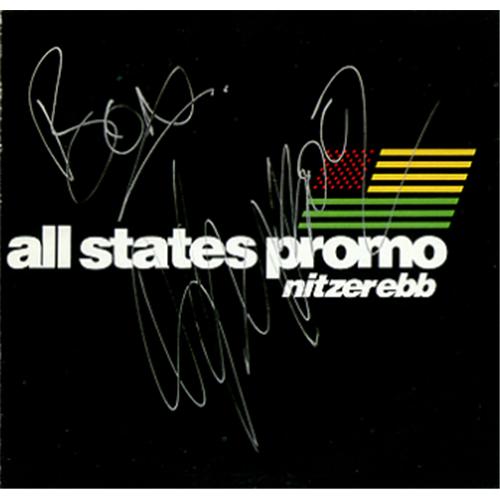 Nitzer Ebb All States Promo - Autographed CD album (CDLP) US EBBCDAL425934
