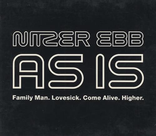 Nitzer Ebb As Is CD single (CD5 / 5") US EBBC5AS282034