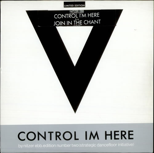 Nitzer Ebb Control I'm Here 12" vinyl single (12 inch record / Maxi-single) UK EBB12CO108751