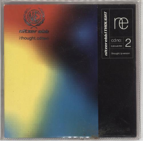 Nitzer Ebb I Thought - CDs 1 & 2 2-CD single set (Double CD single) UK EBB2SIT93367