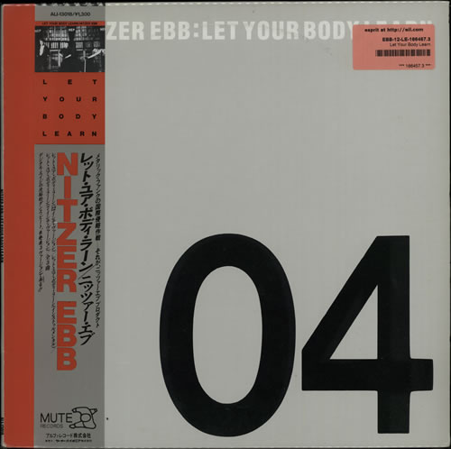 Nitzer Ebb Let Your Body Learn 12" vinyl single (12 inch record / Maxi-single) Japanese EBB12LE166457