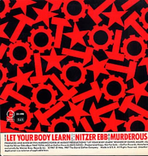 Nitzer Ebb Let Your Body Learn 12" vinyl single (12 inch record / Maxi-single) US EBB12LE270065