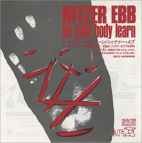 Nitzer Ebb Let Your Body Learn 7" vinyl single (7 inch record / 45) Japanese EBB07LE397894