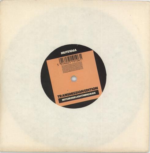 Nitzer Ebb Lightning Man 7" vinyl single (7 inch record / 45) UK EBB07LI865604