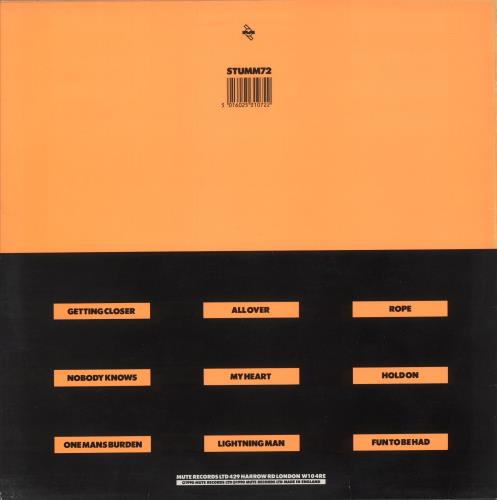 Nitzer Ebb Showtime vinyl LP album (LP record) UK EBBLPSH465311