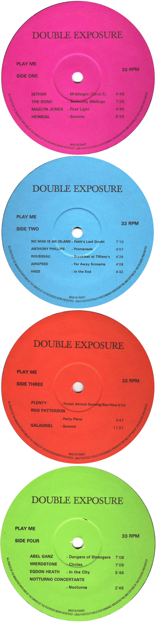 No-Man Double Exposure 2-LP vinyl record set (Double LP Album) UK NAM2LDO601271