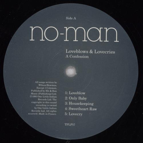 No-Man Loveblows & Lovecries - A Confession vinyl LP album (LP record) UK NAMLPLO651934