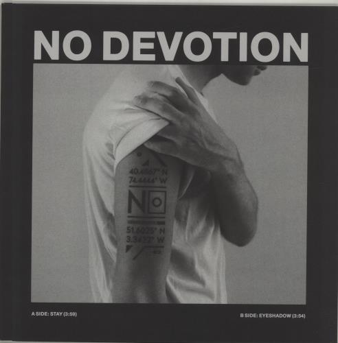 No Devotion Stay/Eyeshadow - Blush Vinyl 12" vinyl single (12 inch record / Maxi-single) UK OXX12ST688519