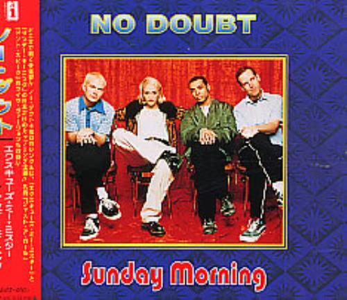 No Doubt Sunday Morning CD single (CD5 / 5") Japanese NDBC5SU133555