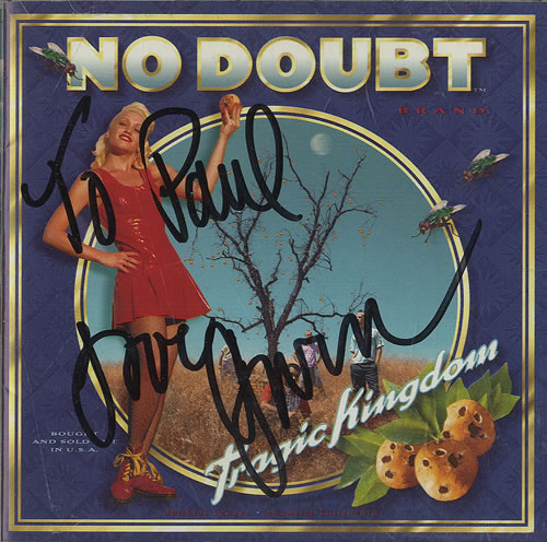 No Doubt Tragic Kingdom - AUTOGRAPHED CD album (CDLP) US NDBCDTR341455