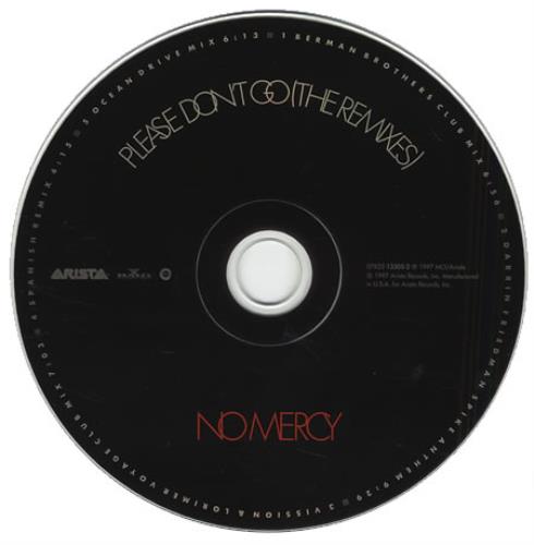 No Mercy Please Don't Go CD single (CD5 / 5") US NMYC5PL82710
