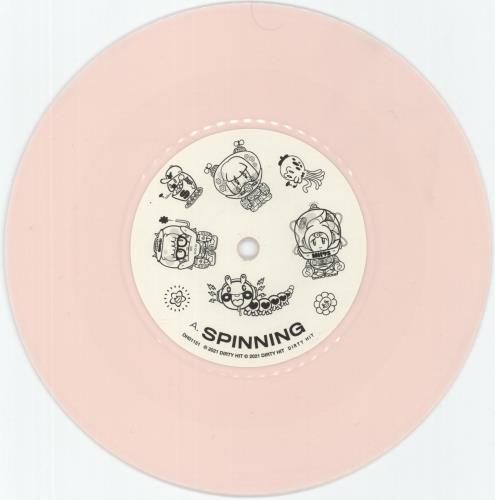 No Rome Spinning - Pink Vinyl + Sticker 7" vinyl single (7 inch record / 45) UK 4YC07SP865637