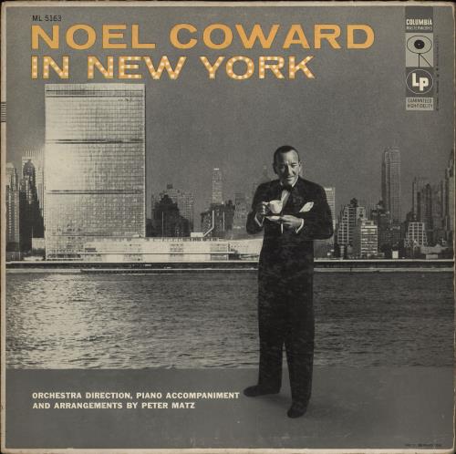Nol Coward In New York vinyl LP album (LP record) US NCALPIN766861
