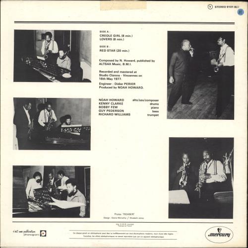 Noah Howard Red Star vinyl LP album (LP record) French Q4BLPRE707054