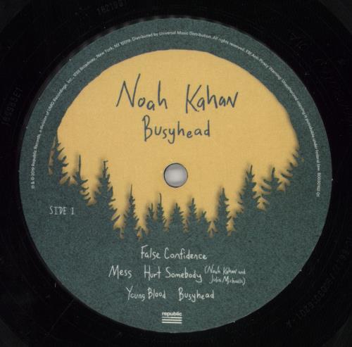 Noah Kahan Busyhead vinyl LP album (LP record) US 6QMLPBU850180