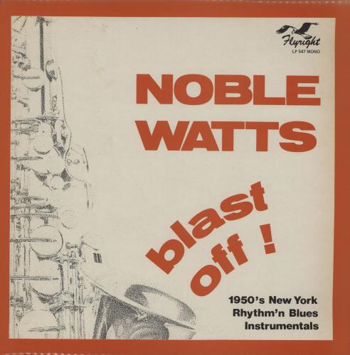 Noble Watts Blast Off! vinyl LP album (LP record) UK 1YGLPBL754903