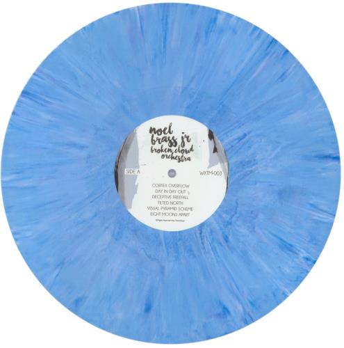 Noel Brass Jr. Broken Cloud Orchestra - 180gm Soulgazer Blue Vinyl vinyl LP album (LP record) US 8TILPBR857530