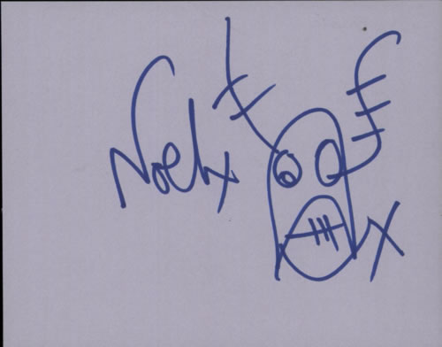 Noel Fielding Page From An Autograph Book memorabilia UK NYIMMPA601883