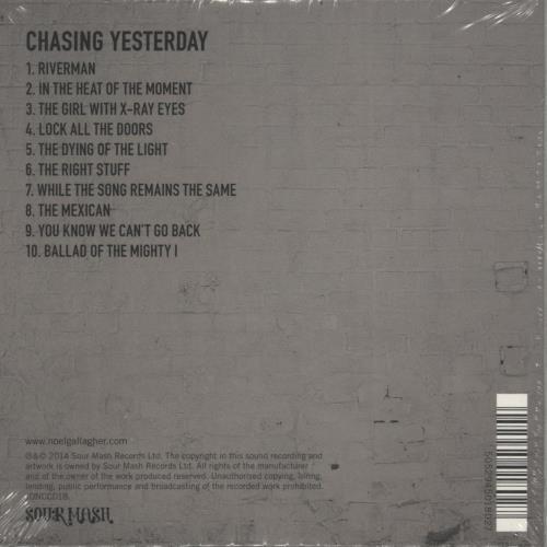 Noel Gallagher Chasing Yesterday - Digisleeve - Sealed CD album (CDLP) UK NGLCDCH869224