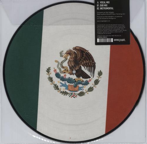 Noel Gallagher El Mexicano [The Reflex 'La Revolucion' Remixes] - Sealed 12" vinyl picture disc (12 inch picture record) UK NGL2PEL878854
