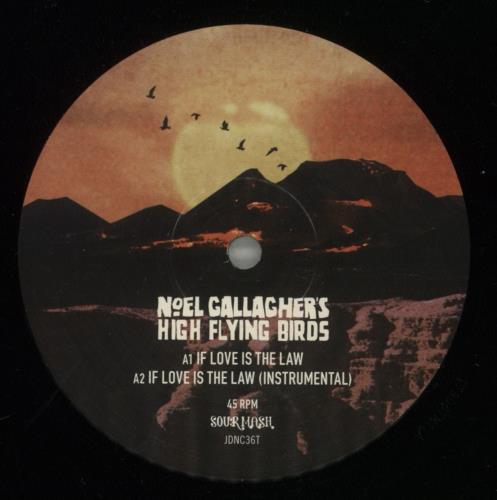 Noel Gallagher If Love Is The Law 12" vinyl single (12 inch record / Maxi-single) UK NGL12IF881574