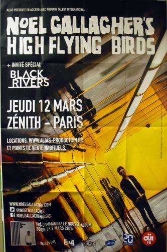Noel Gallagher Le Zenith - Paris 2015 poster French NGLPOLE649137