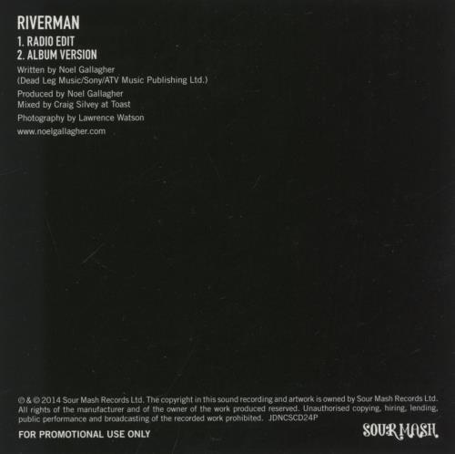 Noel Gallagher Riverman CD single (CD5 / 5") UK NGLC5RI633199