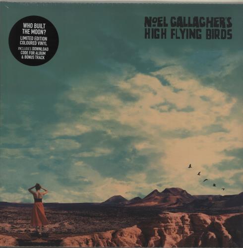 Noel Gallagher Who Built The Moon? - White Vinyl + Sealed vinyl LP album (LP record) UK NGLLPWH685599