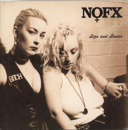 NoFX Liza And Louise - Pink Vinyl 7" vinyl single (7 inch record / 45) US NFX07LI868403
