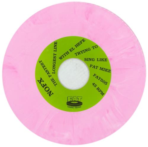 NoFX Liza And Louise - Pink Vinyl 7" vinyl single (7 inch record / 45) US NFX07LI868403