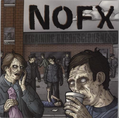 NoFX Regaining Unconsciousness - Grey vinyl 7" vinyl single (7 inch record / 45) US NFX07RE765396
